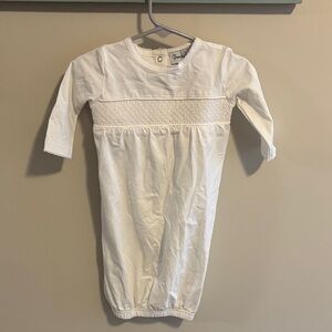 NEW Smockingbird white gown size 3-6 months